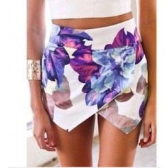 Tiered Shorts Lotus flower
