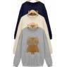 Owl Printed Sweater