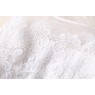  Lace hand-embroidered organza lace sleeveless dress tutu dress