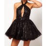 Black sequin Desperate Scousewives party dress 
