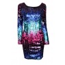 Glittering Sequin Bodycon Dress front
