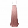 Pink Maxi Slit Elegant  Dress back