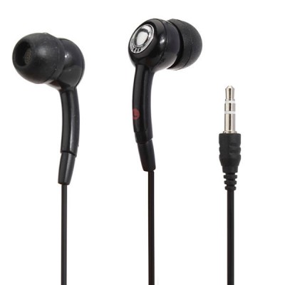2 in 1 In-ear Stereo Headphone Wired Earpiece Headset with Mic
